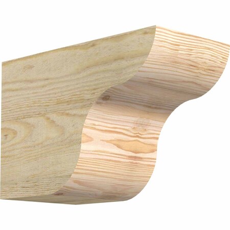 Ekena Millwork Carmel Rough Sawn Rafter Tail, Douglas Fir, 6"W x 8"H x 12"L RFT06X08X12CAR00RDF